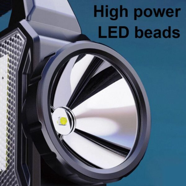 Emergency Portable Light | 137LM LED, Solar Charge, 2400mAh Power Bank