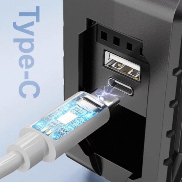 Emergency Portable Light | 137LM LED, Solar Charge, 2400mAh Power Bank