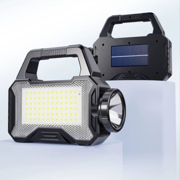 Emergency Portable Light | 137LM LED, Solar Charge, 2400mAh Power Bank