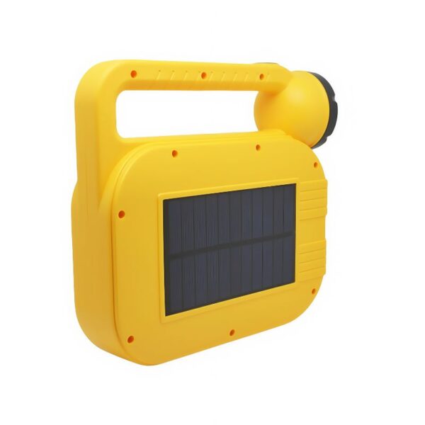 Solar-Rechargeable Multi-Mode Work Light | 8H Runtime | Dual USB-C/Solar Charging | Portable Emergency & Worksite Lighting
