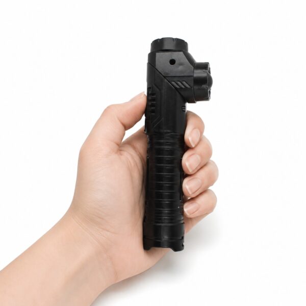 WK1046 rechargeable spot and flood flashlight - handheld scale view