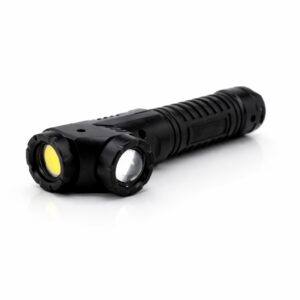 WK1046 rechargeable spot and flood flashlight showing spot and flood flashlight