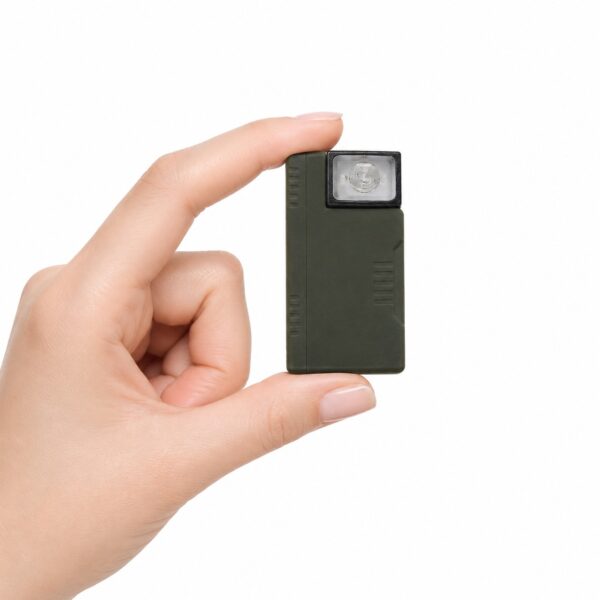 WK1049 flat EDC flashlight and pocket inspection light - handheld size view