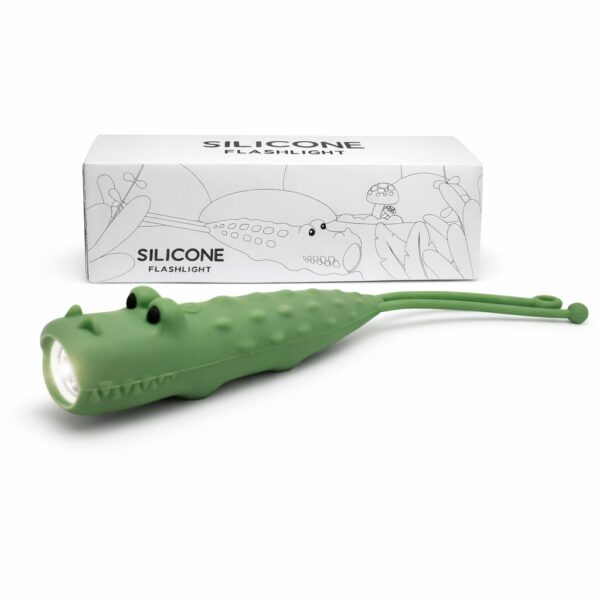 WK1050A rechargeable crocodile-shaped torch for children - crocodile torch with retail box
