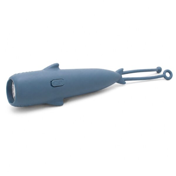 WK1050B rechargeable shark-shaped torch for children - switch-side product profile
