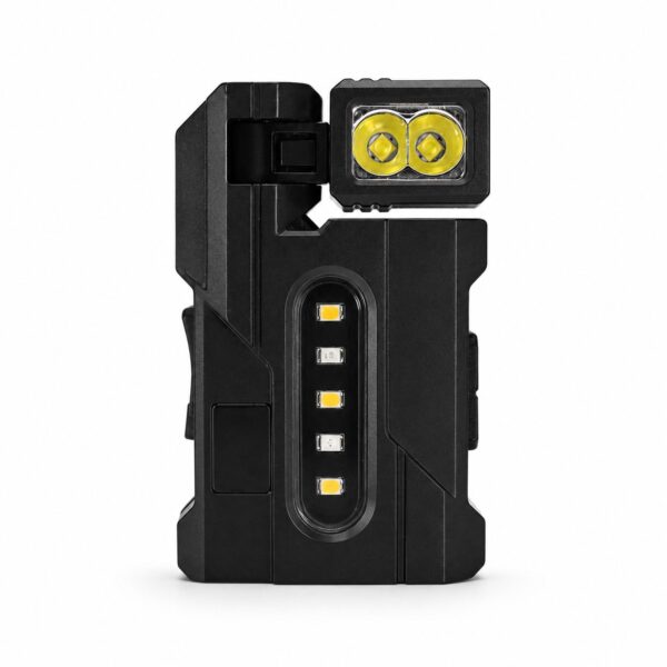 WK1052 rechargeable magnetic inspection light with an adjustable dual LED head showing dual-light inspection lamp