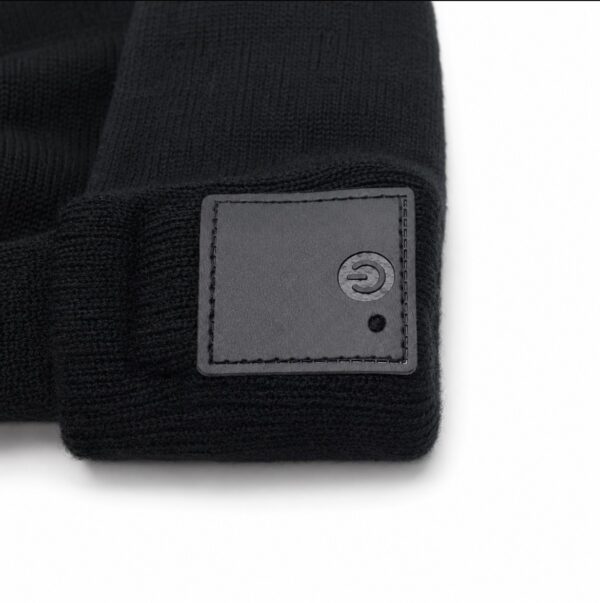 WK3036 rechargeable COB light beanie for hands-free illumination - integrated control patch