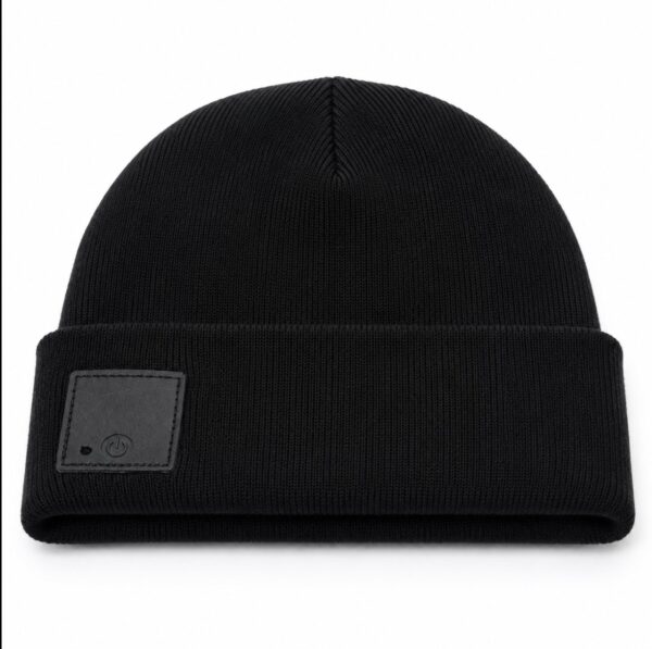 WK3036 rechargeable COB light beanie for hands-free illumination - rear beanie view