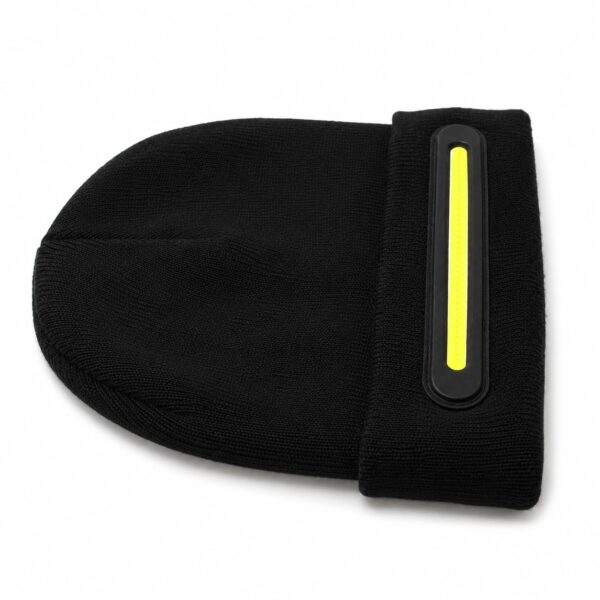 WK3036 rechargeable COB light beanie for hands-free illumination - side product view