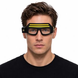 WK3051A glasses-style motion sensor headlamp with white and warm COB lighting showing glasses-style sensor headlamp
