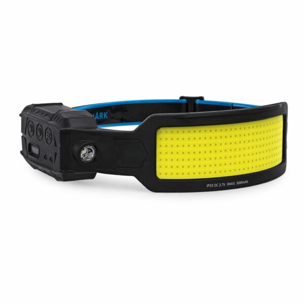 WK3053 high-output rechargeable COB motion sensor headlamp - side led angle