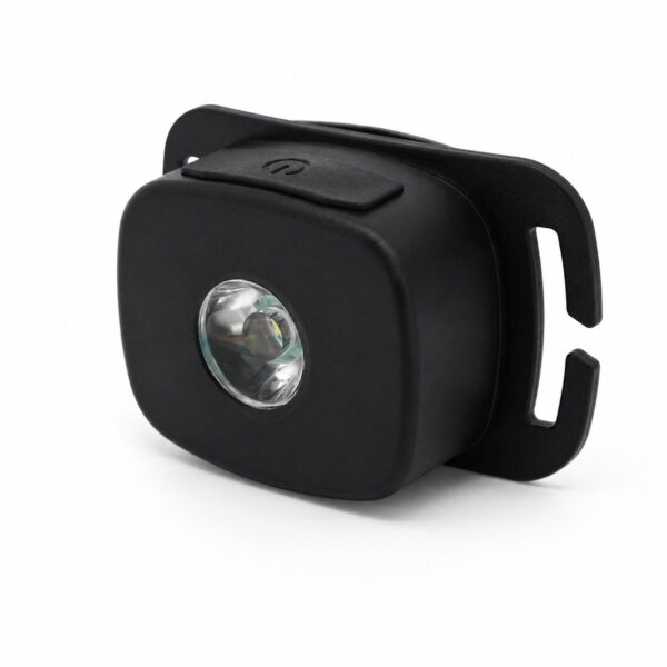 WK3058 two-in-one rechargeable beanie headlamp with white and red light - white-light module illuminated