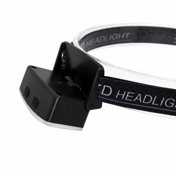 WK3059 lightweight motion sensor headlamp with white and red LEDs - lamp hinge detail