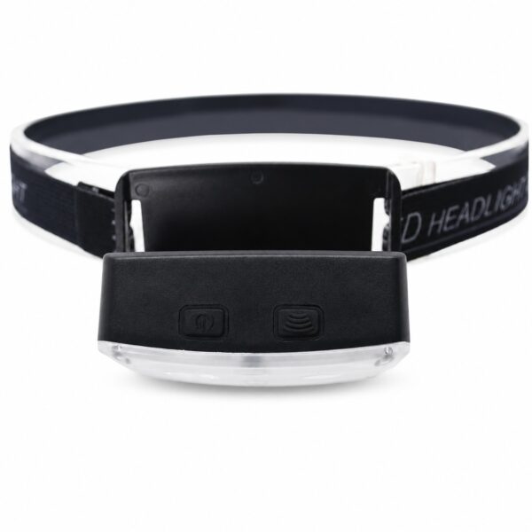 WK3059 lightweight motion sensor headlamp with white and red LEDs - rear controls
