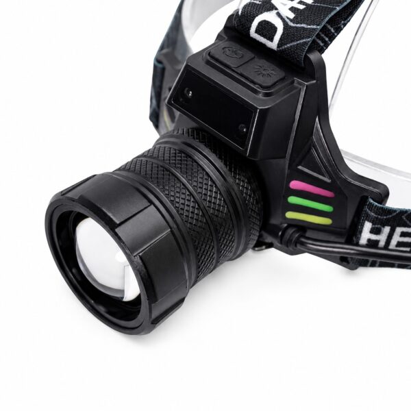 WK3064 multicolor zoomable motion sensor headlamp with replaceable batteries - controls and motion sensor