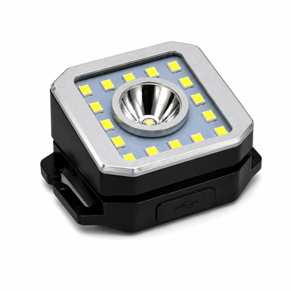 WK3067 two-in-one LED light beanie with a detachable headlamp module - detachable module close-up