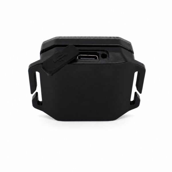 WK3067 two-in-one LED light beanie with a detachable headlamp module - rear type-c charging port