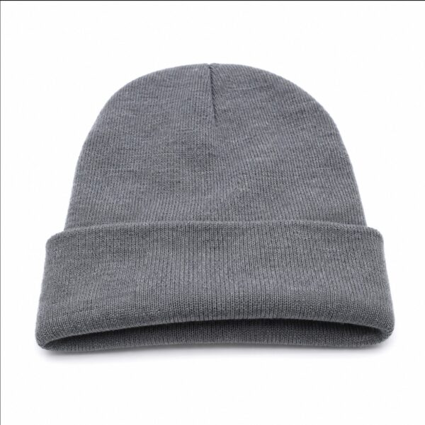 WK3068 angled-beam rechargeable LED beanie for night walking - rear beanie view