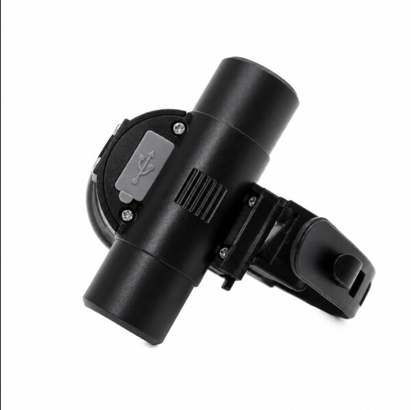 WK3074 two-in-one zoomable headlamp and bicycle light with dual mounting hardware - mounting base and charging port